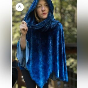 Setera Evangeline Hooded Poncho Hemp/Bamboo Velour